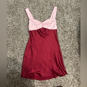 Two toned mini Dress